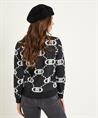 Liu Jo Pullover Logo-Muster Lurex