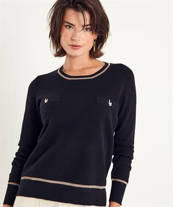 Liu Jo Pullover Lurex-Paspel