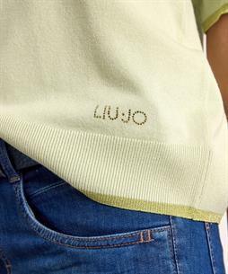Liu Jo Pullover mit Lurexbesatz