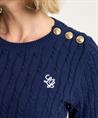 Liu Jo Pullover mit Zopfmuster
