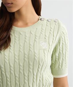 Liu Jo Pullover mit Zopfmuster