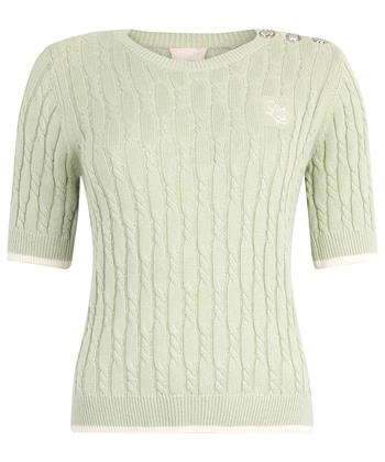Liu Jo Pullover mit Zopfmuster
