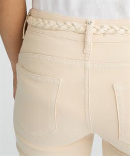 Liu Jo Slim Fit Hose geflochtener Gürtel