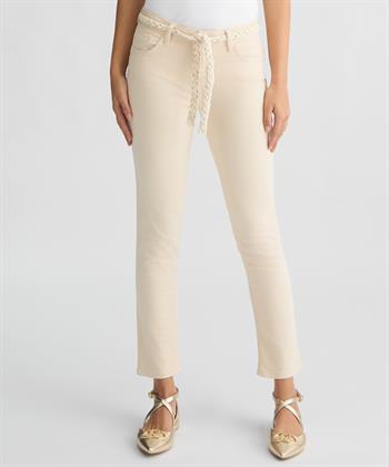 Liu Jo Slim Fit Hose geflochtener Gürtel