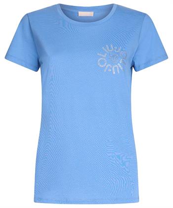 Liu Jo T-Shirt mit Logo und Strass