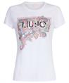 Liu Jo T-Shirt Print mit Strasssteinen