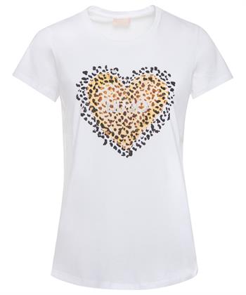 Liu Jo T-Shirt Print mit Strasssteinen