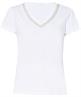 Liu Jo T-shirt V-Ausschnitt Perlen