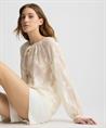 Liu Jo Transparente Bluse Lurex