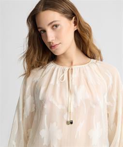 Liu Jo Transparente Bluse Lurex