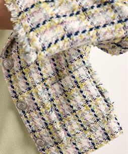 Liu Jo Tweed-Blazer kariert
