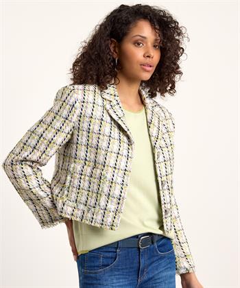 Liu Jo Tweed-Blazer kariert