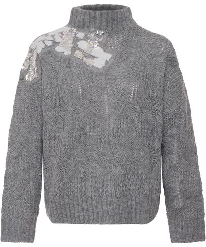Liu Jo Zopfpullover mit Pailletten