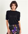 Luisa Cerano Ajour-Pullover aus Wollmischung