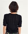 Luisa Cerano Ajour-Pullover aus Wollmischung
