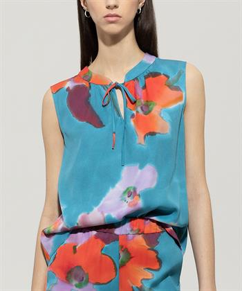 Luisa Cerano Bluse Hibiskusblüte