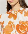 Luisa Cerano Bluse Leinenmischung Blumen