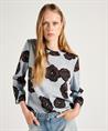 Luisa Cerano Bluse mit Blumendruck