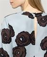 Luisa Cerano Bluse mit Blumendruck