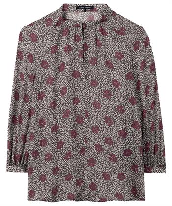 Luisa Cerano Bluse Pantherdruck Blume