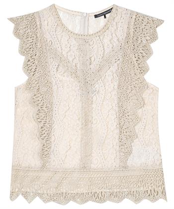 Luisa Cerano Bluse Spitze