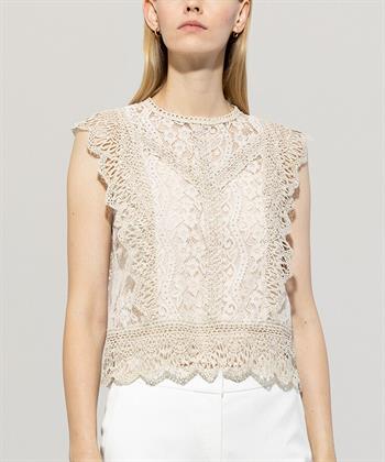 Luisa Cerano Bluse Spitze
