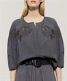 Luisa Cerano Bluse Stickerei