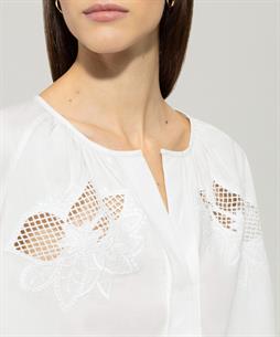 Luisa Cerano Bluse Stickerei