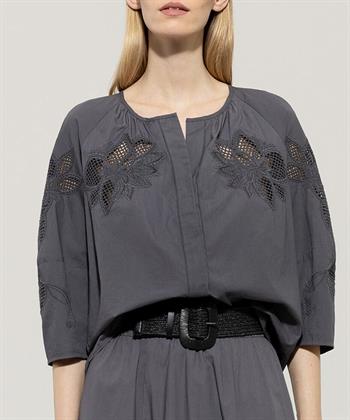 Luisa Cerano Bluse Stickerei