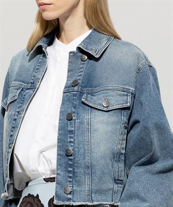 Luisa Cerano denim Jacke Fransen