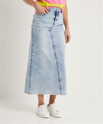 Luisa Cerano Denim-Rock mit Schlitz