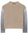 Luisa Cerano Farbblock-Pullover aus Wollmischung