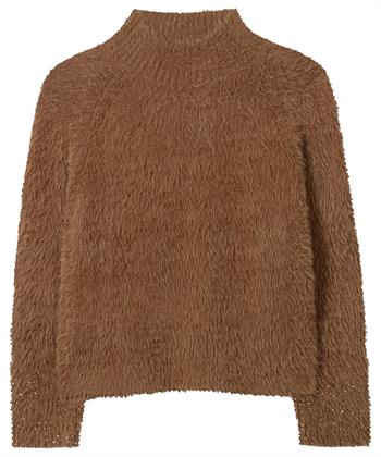 Luisa Cerano furry wolmix trui pailletjes