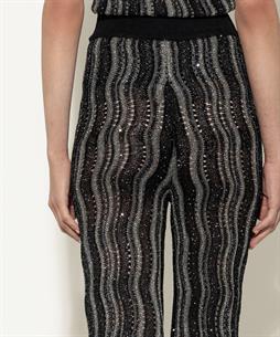 Luisa Cerano Gestrickte Schlaghose Lurex