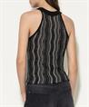 Luisa Cerano Gestricktes Neckholder-Top Lurex