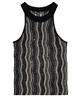Luisa Cerano Gestricktes Neckholder-Top Lurex