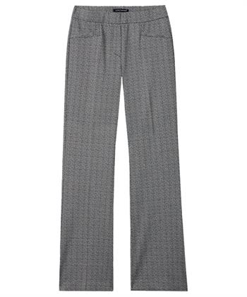 Luisa Cerano Hose Bootcut-Jersey Fischgrätenmuster