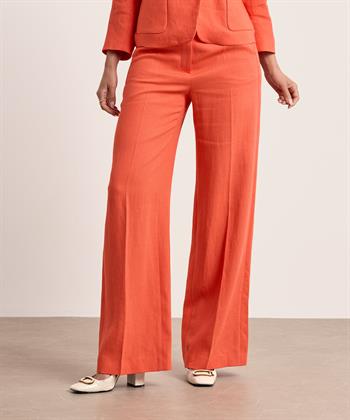 Luisa Cerano Hose weitem Bein Leinenmischung
