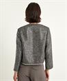 Luisa Cerano Jacke aus Wollmischung mit Fischgrätmuster und Lurex