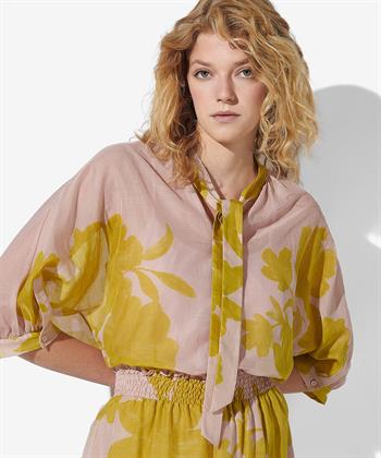 Luisa Cerano Kimono-Bluse Blume