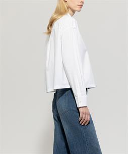 Luisa Cerano kurze Popeline-Bluse