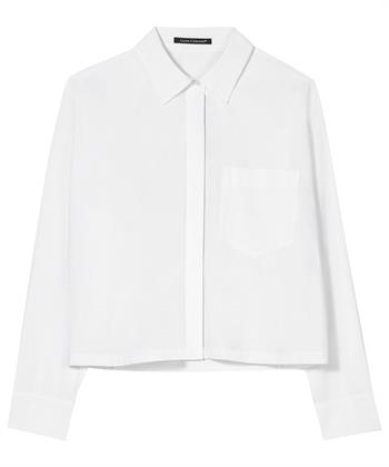 Luisa Cerano kurze Popeline-Bluse