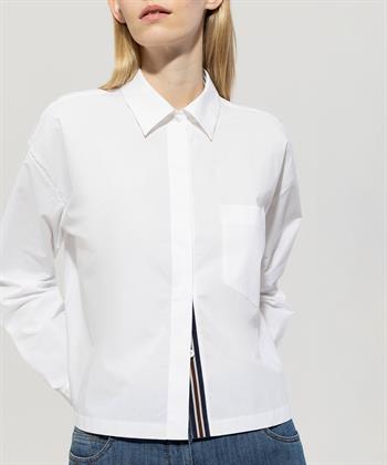 Luisa Cerano kurze Popeline-Bluse