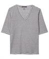 Luisa Cerano Leinen Shirt gestreift