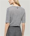 Luisa Cerano Leinen Shirt gestreift