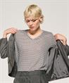Luisa Cerano Leinen Shirt gestreift