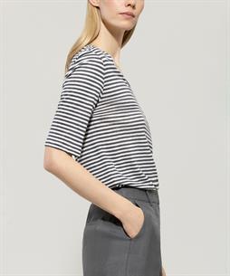 Luisa Cerano Leinen Shirt gestreift