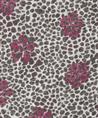 Luisa Cerano Leinenschal mit Panther-Print und Blumen