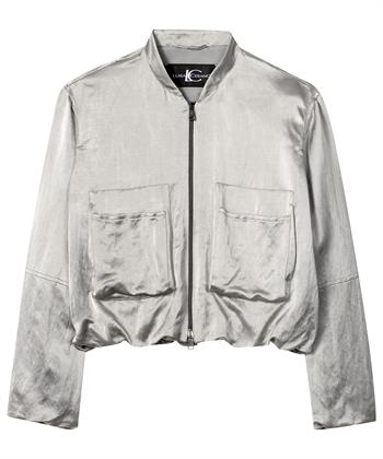 Luisa Cerano Metallic Bomberjacke