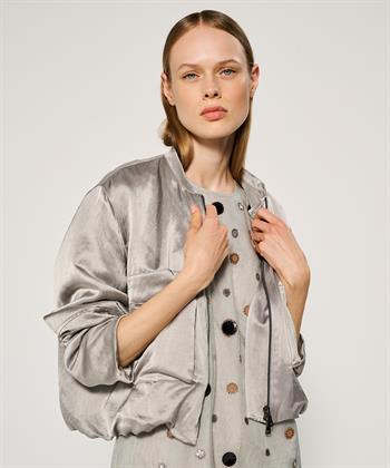 Luisa Cerano Metallic Bomberjacke